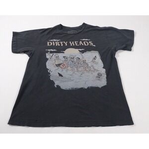 Dirty Heads T Shirt Mens M Black Fall 2018 Tour Graphic Distressed Band Tee